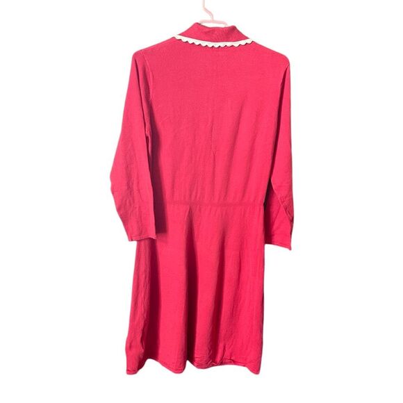Joanie Clothing size Med Benita embroidered collar knitted dress. - Picture 3 of 7